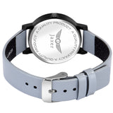 Jaxer Grey Genuine Leather Strap Analog Watch - For Women JXRW2535