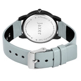 Jaxer Silver Dial Grey Genuine Leather Strap Analog Watch - For Women JXRW2557