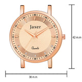 Jaxer Golden Mesh Chain Analog Wrist Watch For Women - JXRW2576