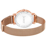 Golden Mesh Chain Analog Watch For Women 