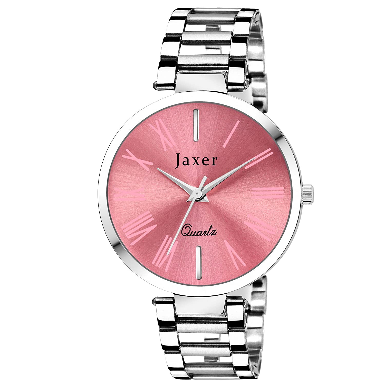 Party Pink Dial Steel Chain Analog Watch - For Women JXRW2514 - Jainx Store