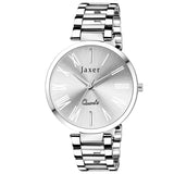 Party Silver Steel Chain Analog Watch - For Women JXRW2515