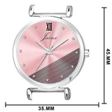 Pink Leatherette Strap Analog Watch - For Women JW8517 - Jainx Store
