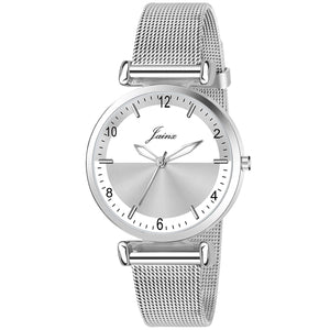 Multi-Color Dial Steel Mesh Chain Analog Watch - For Women JW690 - Jainx Store