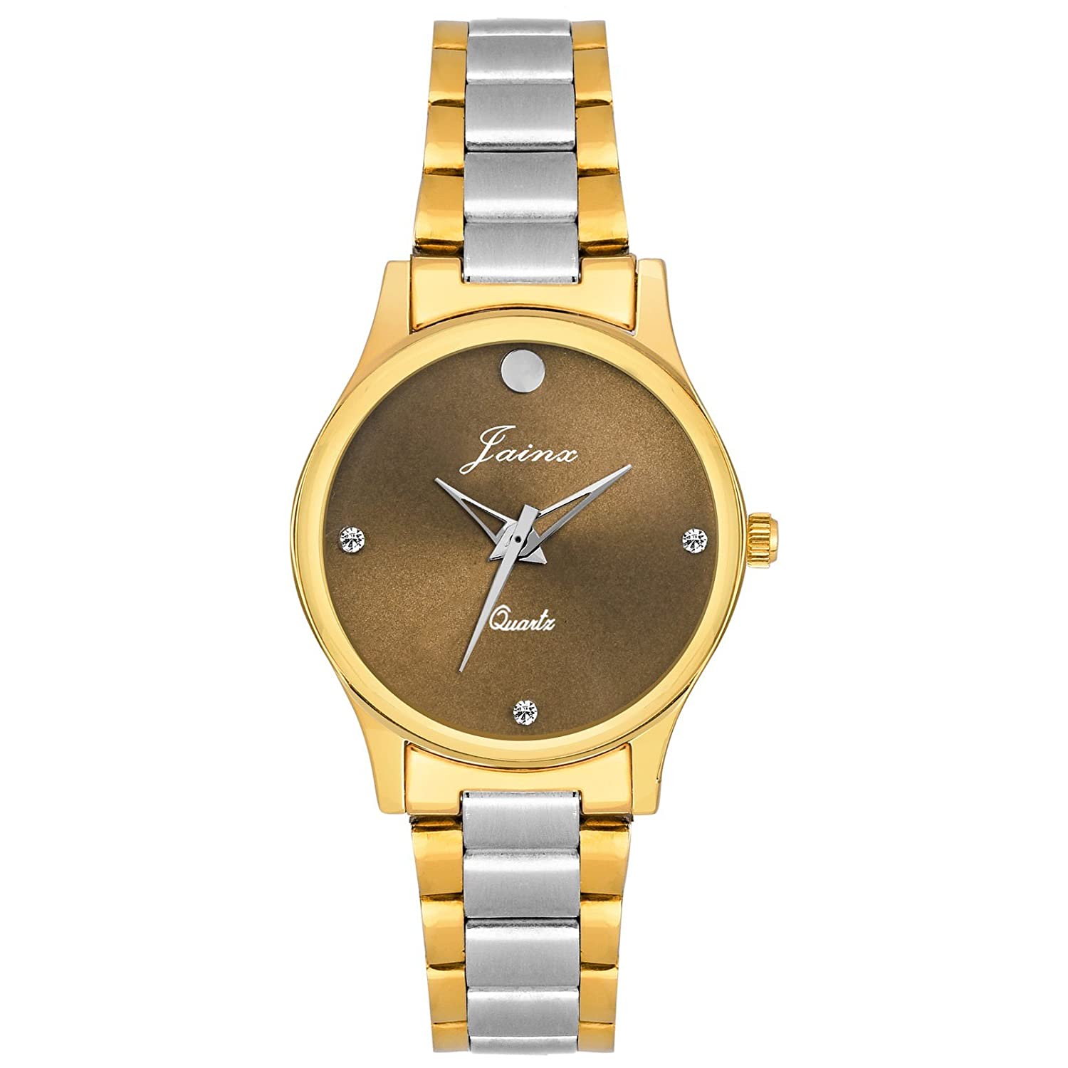 Premium Brown Dial Golden Analog Watch - For Women JW1203 - Jainx Store