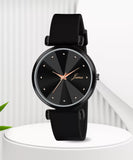 Jainx Black Silicone Band Analog Wrist Watch for Women - JW8552