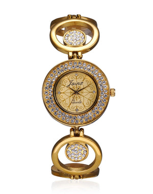 Jainx JW512 Princess Bracelet Golden Dial Analog Watch - For Women - Nice Deal Enterprises Pvt. Ltd.