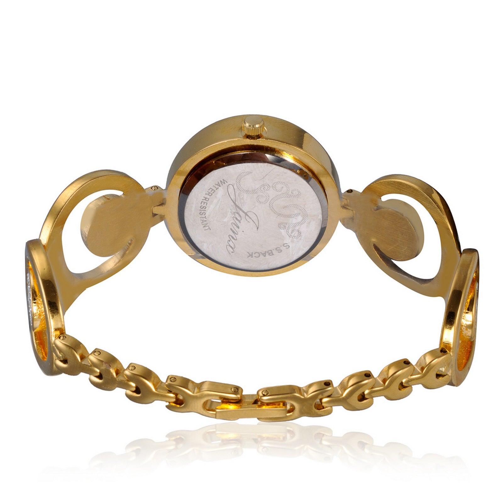 Jainx JW513 Princess Bracelet Golden Analog Watch - For Women - Nice Deal Enterprises Pvt. Ltd.