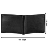 Men Casual, Formal, Evening/Party Black Artificial Leather Wallet (3 Card Slots) - Jainx Store