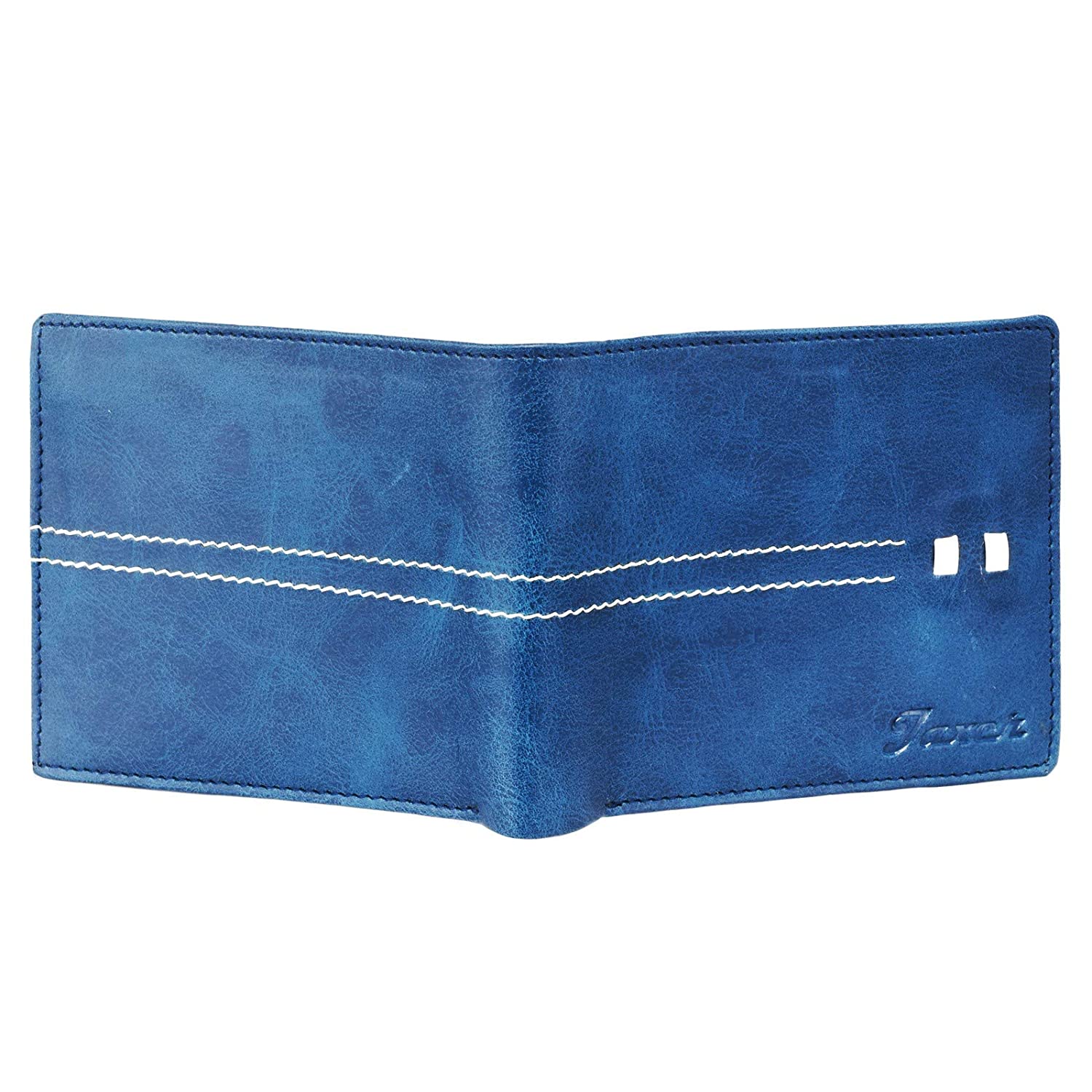 Men Casual Blue Artificial Leather Wallet - Mini (5 Card Slots) - Jainx Store