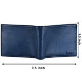 Men Casual, Formal, Evening/Party Blue Artificial Leather Wallet (3 Card Slots) - Jainx Store