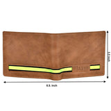 Men Trendy Brown Genuine Leather RFID Wallet - Mini (3 Card Slots) - Jainx Store