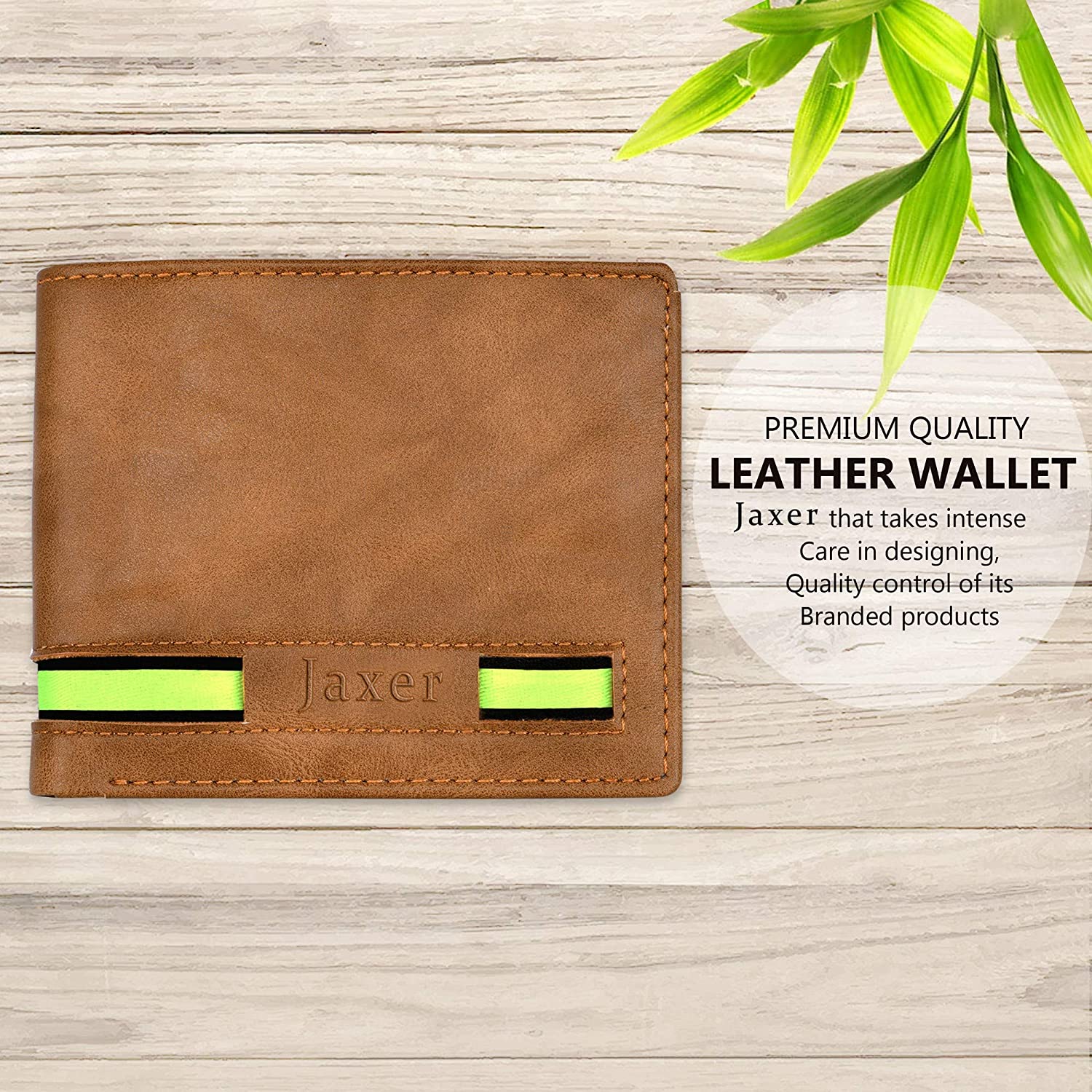 Men Trendy Brown Genuine Leather RFID Wallet - Mini (3 Card Slots) - Jainx Store