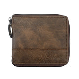 Men Casual Brown Artificial Leather Wallet - Regular Size (4 Card Slots) - Jainx Store