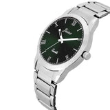 Green Dial Stainless Steel Strap Analog Watch - For Men JM7138 - Jainx Store