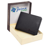 Men Formal Black Artificial Leather Wallet - Mini (6 Card Slots) - Jainx Store