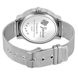 Silver Day & Date Steel Mesh Chain Analog Watch - For Men JM7117 - Jainx Store