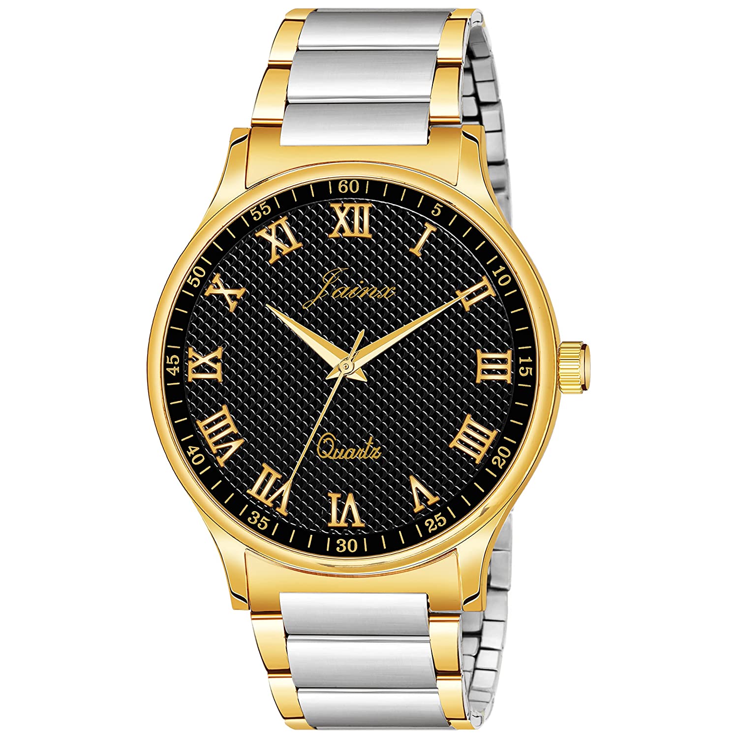Premium Golden Slim Analog Watch - For Men JM1164 - Jainx Store