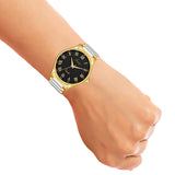 Premium Golden Slim Analog Watch - For Men JM1164 - Jainx Store