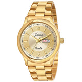 Premium Gold Day & Date Function Dial Analog Watch - For Men JM1133