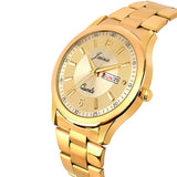 Premium Gold Day & Date Function Dial Analog Watch - For Men JM1133 - Jainx Store
