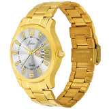 Premium Day and Date Function Golden Chain Analog Watch - For Men JM1157 - Jainx Store