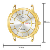 Premium Day and Date Function Golden Chain Analog Watch - For Men JM1167 - Jainx Store